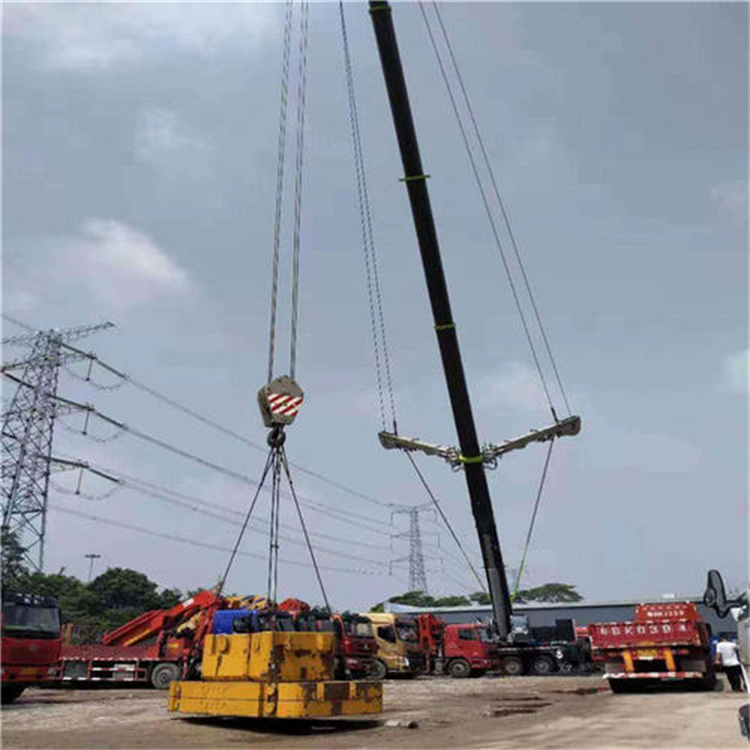 毛阳镇风电设备吊装